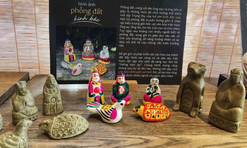  Những sản phẩm phỗng đất gần gũi, gắn bó với tuổi thơ của nhiều thế hệ người Kinh Bắc. 