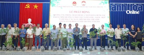 Xã Cam Lâm phát động phong trào toàn dân chung tay bảo vệ môi trường năm 2026.