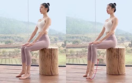 Một động tác rất đơn giản là nâng gót chân khi ngồi (nhón gót khi ngồi) đang được các nhà nghiên cứu quan tâm. Ảnh AI.
