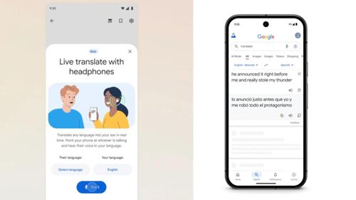 ive Translate hỗ trợ dịch giọng nói gần theo thời gian thực với hơn 70 ngôn ngữ. Ảnh: Google.