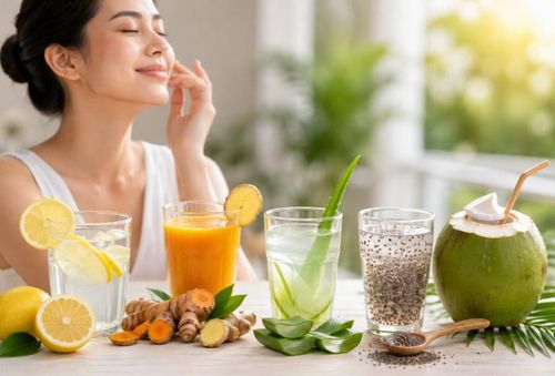 Đồ uống buổi sáng có thể giúp bổ sung nước và chất dinh dưỡng, hỗ trợ sức khỏe làn da…