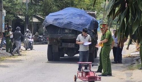Hiện trường vụ tai nạn.