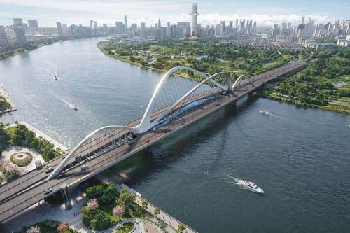  Cầu gồm 4 nhịp sóng, lấy cảm hứng từ hiện tượng bán nhật triều trên sông Sài Gòn 