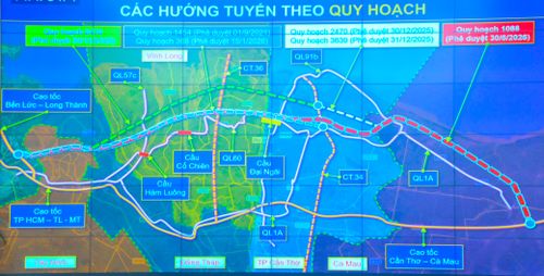 Một trong những phương án tuyến được đề xuất để các bên trao đổi
