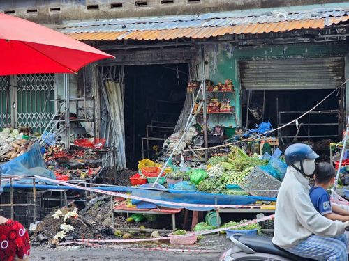 Hiện trường vụ cháy khiến 2 người tử vong rạng sáng 5/9.