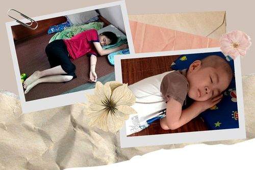 Cùng lúc cả hai con đều mắc bạo bệnh khiến gia đình chị Tâm lâm cảnh khó khăn