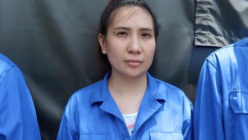 Đối tượng Lê Hiền Anh, có vai trò cầm đầu. Ảnh: CA
