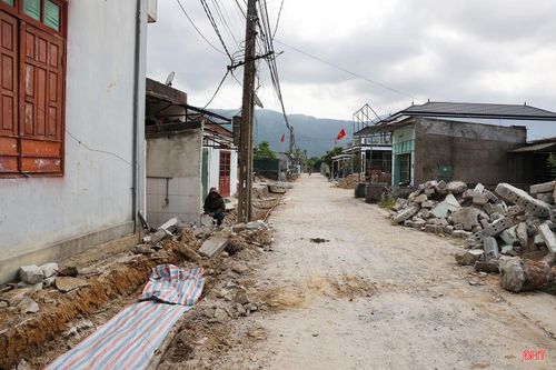 Tuyến đường tại tổ liên gia số 5 được mở rộng lên hơn 7m.