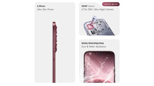 Điện thoại có thân máy mỏng nhẹ ấn tượng