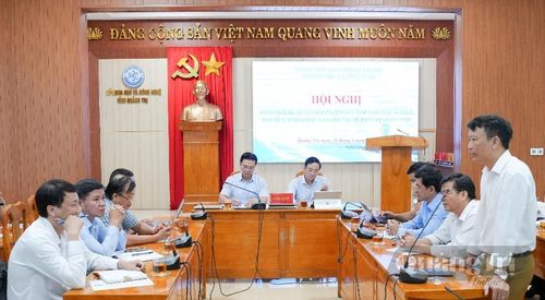 Sở Khoa học và Công nghệ làm việc với các doanh nghiệp, tổ chức khoa học công nghệ nhằm tháo gỡ các khó khăn, thách thức - Ảnh: Sở KHCN