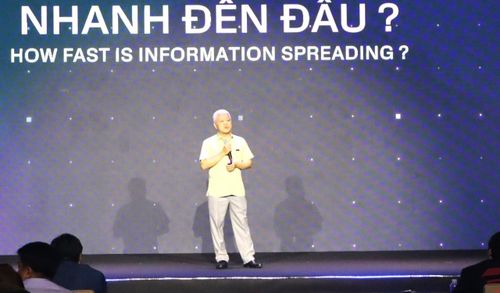Ông Nguyễn Lâm Thanh, Tổng Giám đốc TikTok Việt Nam phát biểu tham luận.