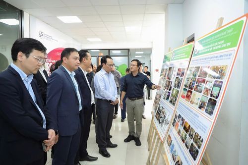 Nghệ sĩ Nguyễn Thế Sơn giới thiệu về dấu ấn nghệ thuật của VNU-SIS