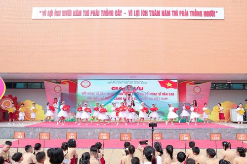 Nhà trường phấn đấu được Thành phố công nhận đạt chuẩn Trường Chất lượng cao (CLC) vào cuối năm học này 2026-2027. Ảnh BQK