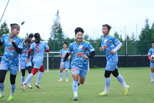 Các tuyển thủ có tâm lý thoải mái tại buổi tập