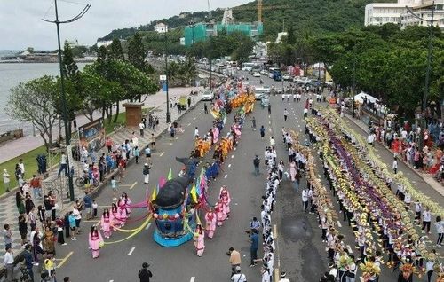 Quang cảnh Lễ hội Nghinh Ông Thắng Tam năm 2023 (ảnh tư liệu)