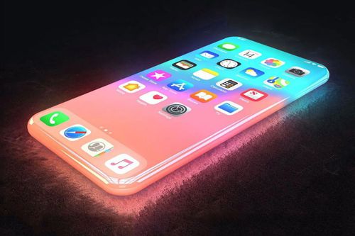Một concept iPhone 20 với thiết kế toàn kính.