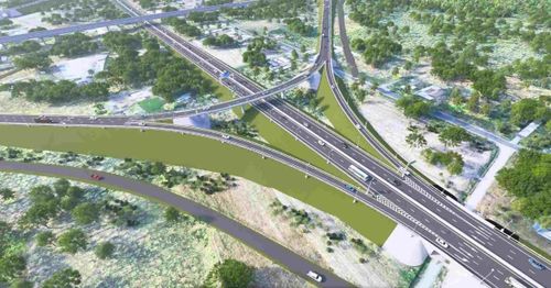 Phối cảnh tuyến Vành đai 4 TPHCM. Ảnh: Sở Xây dựng TPHCM