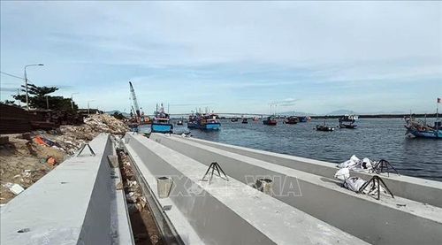 Kè bảo vệ sông Thu Bồn khu vực An Lương, xã Duy Nghĩa, thành phố Đà Nẵng, được khắc phục khẩn cấp.