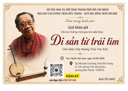 Thư mời và QR Code.
