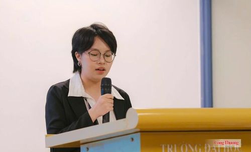 Chủ nhiệm Câu lạc bộ Logistics và Chuỗi cung ứng LSC Lê Ngọc Khánh Linh.