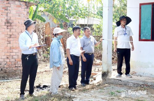 Kiểm kê tài sản của người dân trong diện thu hồi đất làm đường vành đai 4 - Thành phố Hồ Chí Minh.