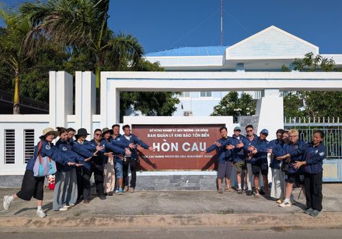 Những ngày trên đảo là trải nghiệm rất thú vị của các tình nguyện viên