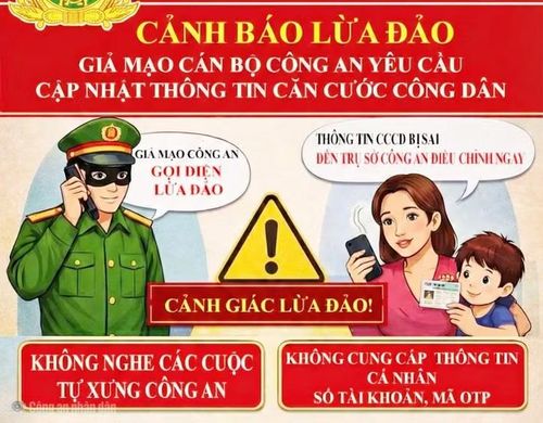 Cơ quan Công an cảnh báo thủ đoạn giả danh Công an để lừa đảo trên không gian mạng (ảnh minh họa).