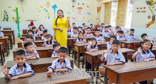 Không khí vui tươi trong những ngày đầu năm học mới.