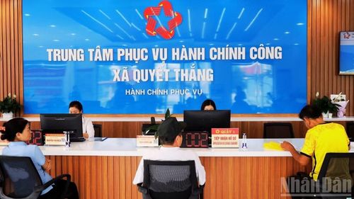 Tại xã Quyết Thắng (thành phố Hải Phòng), cùng với việc vận hành mô hình chính quyền địa phương hai cấp, phương thức điều hành của địa phương đã chuyển mạnh từ xử lý thủ công sang xử lý trên môi trường số.