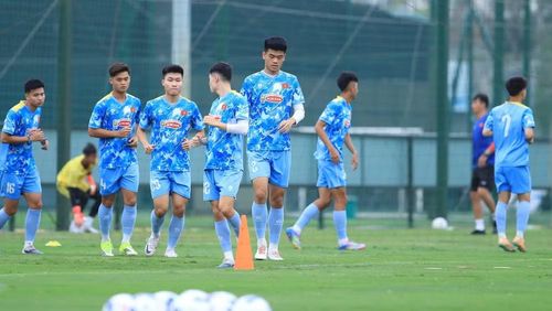 Các tuyển thủ U23 Việt Nam tập luyện hướng tới giải đấu quan trọng. (Ảnh: VFF)