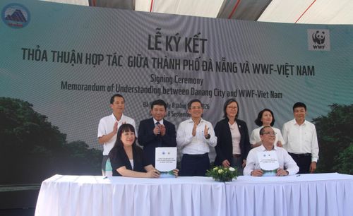 Lễ ký kết biên bản ghi nhớ, hợp tác với các tổ chức chung tay hành động bảo tồn hệ sinh thái và nguồn nước lưu vực sông Cu Đê.