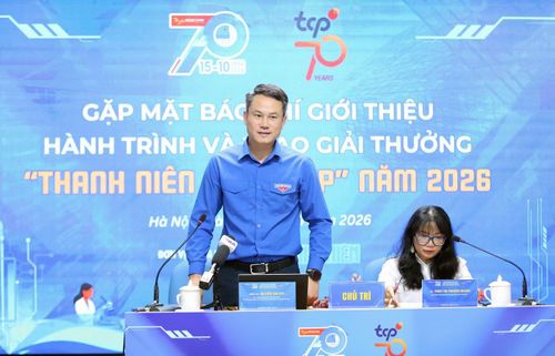 Anh Nguyễn Kim Quy - Bí thư T.Ư Đoàn, Phó Chủ tịch thường trực T.Ư Hội LHTN Việt Nam phát biểu tại chương trình.