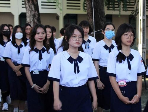 Các em học sinh trong buổi khai giảng năm học mới. (Ảnh minh hoạ).