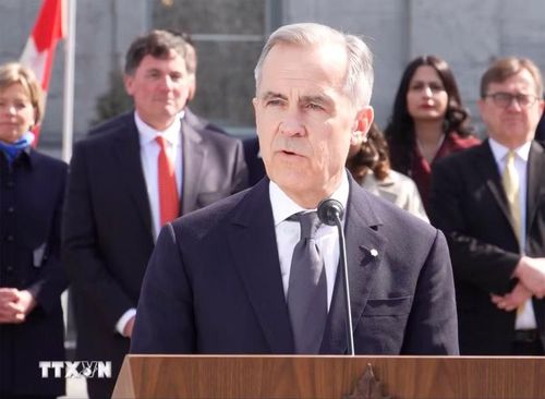 Thủ tướng Canada Mark Carney. (Ảnh: THX/TTXVN)