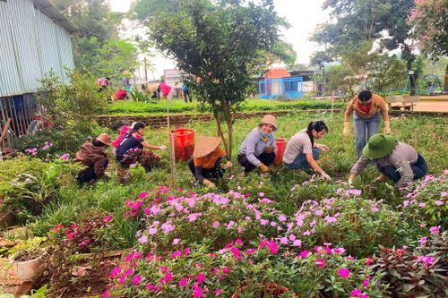 Từ sự thấu hiểu, hài lòng, phụ huynh Trường Đoàn Thị Điểm chung tay cùng nhà trường làm vệ sinh, đóng góp xây dựng trường lớp