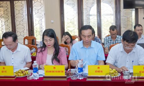Đại biểu tham dự buổi làm việc - Ảnh: N.H