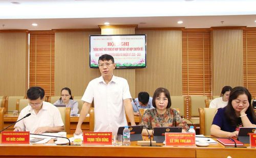 Các đại biểu phát biểu tại Hội nghị.