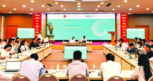 Quang cảnh Hội thảo Góp ý hoàn thiện Dự thảo Luật Đất đai (sửa đổi). Ảnh PV
