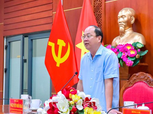 Phát biểu chỉ đạo, Bí thư Tỉnh uỷ Nguyễn Hồ Hải