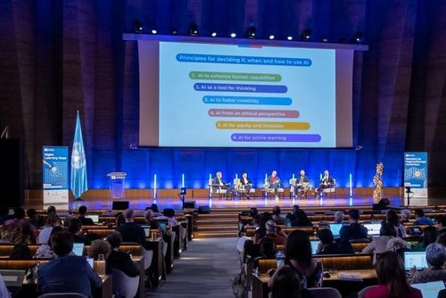 Tuần lễ Học tập Kỹ thuật số 2026 diễn ra từ ngày 8 đến 11-9 tại trụ sở UNESCO ở Paris, Pháp. Ảnh: UNESCO