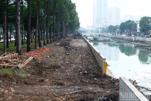 Những thay đổi về dòng chảy và cảnh quan cho thấy hiệu quả bước đầu của việc nạo vét, chỉnh trang tuyến rạch.