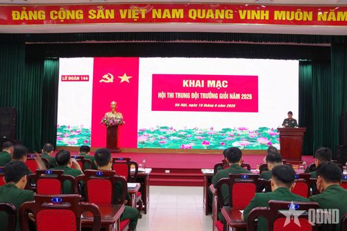  Quang cảnh khai mạc hội thi.