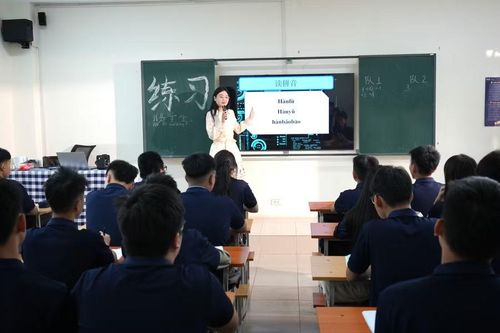 Giờ học tại Trường Tiểu học, THCS, THPT Hồng Đức (Hưng Yên).
