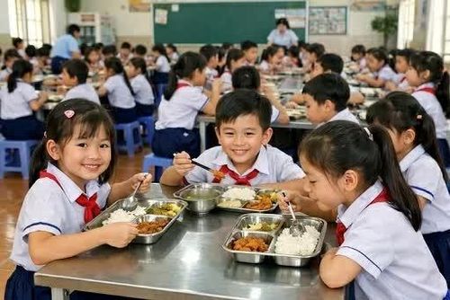 Bữa ăn bán trú là câu chuyện về cách một cộng đồng đối xử với trẻ em. (Ảnh minh họa do AI tạo ra)
