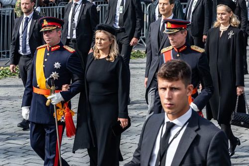 Đại Công tước Guillaume, Đại Công tước phu nhân Stéphanie và Đại Công tước Henri của Luxembourg. Ảnh: Getty Images.