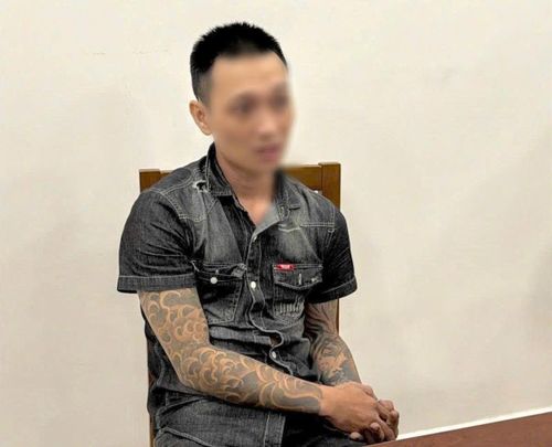 Đối tượng Nguyễn Hoàng Ân bị bắt giữ. (Ảnh: CA)