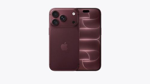 iPhone 18 Pro màu đỏ Burgundy. Ảnh: Apple
