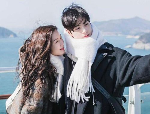 Moon Ga Young và Cha Eun Woo từng được yêu thích khi đóng cặp trong True Beauty. Ảnh: NSX