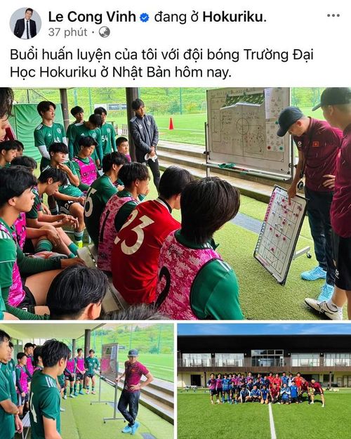 Lê Công Vinh vừa chia sẻ những hình ảnh mới nhất tại Nhật Bản, thu hút sự quan tâm lớn từ người hâm mộ.