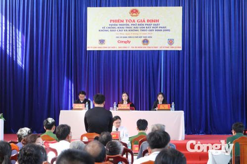 Các phiên tòa giả định góp phần mang pháp luật đến gần ngư dân (Ảnh tư liệu)